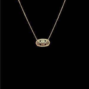 Kendra Scott Dollie Goldtone Pendant Necklace, NWT